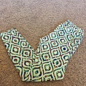 Mint patterned TC Leggings